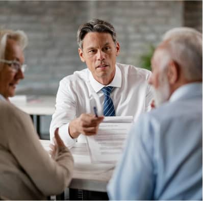 people in a meeting
